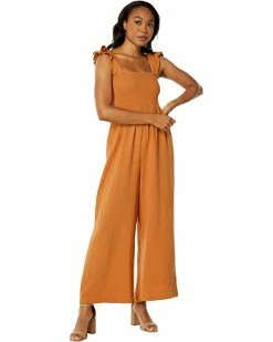 Madewell Jumpsuits & Rompers Lightspun Lucie Flutter-Sleeve Jumpsuit