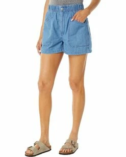 Madewell Denim Pull-On Utility Shorts in Grandfield Wash