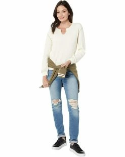 Madewell Shirts & Tops Waffle Split-Neck Crop Tee 7 Madewell Shirts & Tops Waffle Split-Neck Crop Tee -Madewell Shop 7197BH8tSDL. AC SR736920