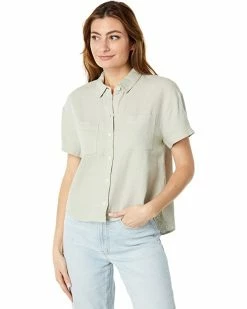 Madewell Shirts & Tops Breezewoven Beachside Shirttail Top