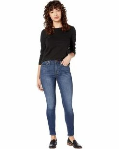 Madewell 10" High-Rise Skinny Jeans in Danny Wash: TENCEL™ Denim Edition -Madewell Shop 71Cnj7S2M3L. AC SR736920