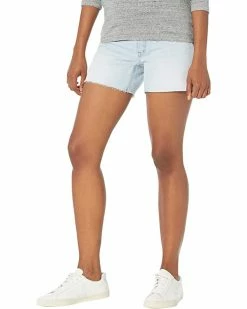 Madewell Maternity Relaxed Denim Shorts in Essen Wash