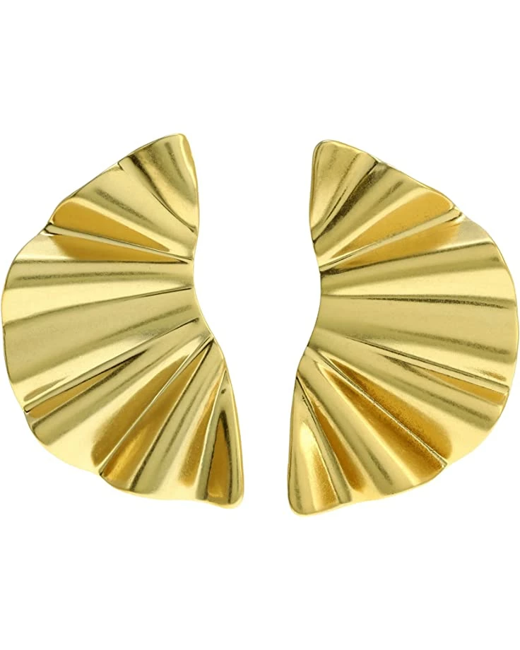 Madewell Pleated Stud Earrings 1 Madewell Pleated Stud Earrings