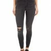 Madewell 9'' Mid-Rise Skinny Jeans in Black Sea