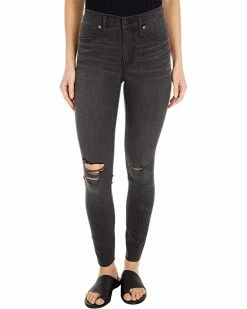 Madewell 9'' Mid-Rise Skinny Jeans in Black Sea