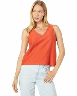Madewell Shirts & Tops Organic Cotton Peekaboo-Back Crop Tank