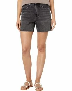 Madewell Relaxed Mid-Length Denim Shorts in Bradbrook Wash