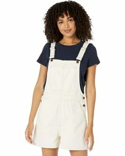 Madewell Shorts Denim Corsica Short Overalls in Vintage Canvas Wash