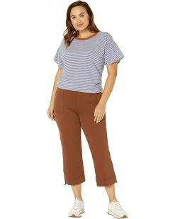 Madewell Shirts & Tops Plus Whisper Cotton Rib-Crewneck Ringer Tee in Birtie Stripe -Madewell Shop 71EjXzcH5OL. AC SR736920
