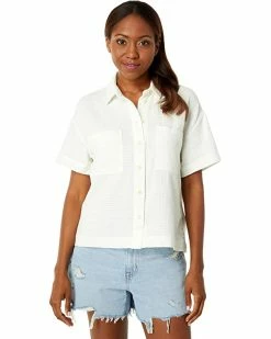 Madewell Shirts & Tops Waffle Short-Sleeve Safari Shirt