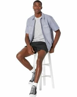 Madewell Shirts & Tops Short Sleeve Boxy - Sunfaded Cotton/Hemp -Madewell Shop 71H1kGpm8TL. AC SR736920