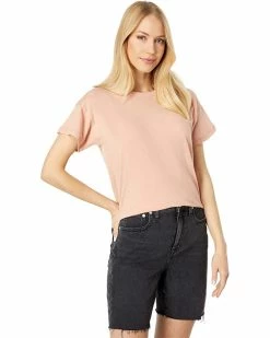 Madewell Shirts & Tops Whisper Cotton Rib Crew Neck Tee