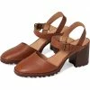 Madewell Heels The Claudie Heeled Lugsole Mary Jane in Leather