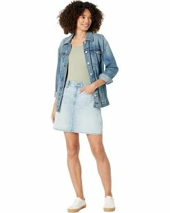 Madewell Skirts Denim High-Waist Straight Mini Skirt in Fitzgerald Wash -Madewell Shop 71IIltV6uKL. AC SR736920