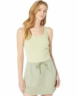 Madewell Shirts & Tops MWL Ribbed Split-Neck Crop Tank -Madewell Shop 71K03DQ9bfL. AC SR736920