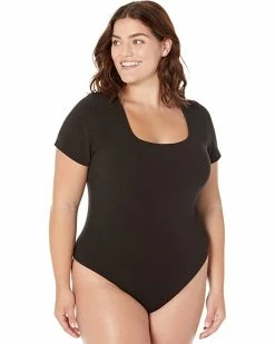Madewell Shirts & Tops Plus Ribbed Square-Neck Thong Bodysuit -Madewell Shop 71L5nmuxOvL. AC SR736920