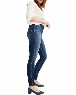 Madewell Tall 10" High-Rise Skinny Jeans in Danny Wash: TENCEL™ Denim Edition