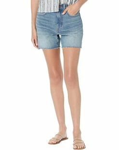 Madewell Relaxed Mid-Length Denim Shorts in Kelton Wash