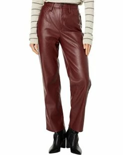 Madewell Pants The Perfect Vintage Straight Jean: Pleather Edition