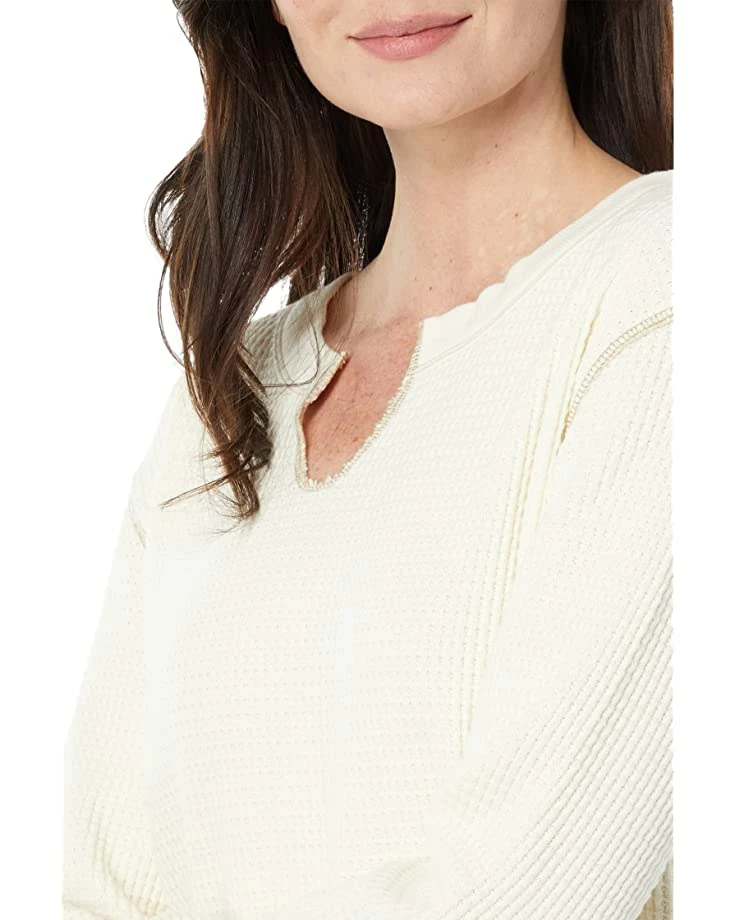 Madewell Shirts & Tops Waffle Split-Neck Crop Tee 3 Madewell Shirts & Tops Waffle Split-Neck Crop Tee - Image 3