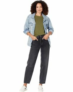 Madewell Shirts & Tops Whisper Cotton Rib-Crewneck Long-Sleeve Tee -Madewell Shop 71ZCoh06qxL. AC SR736920