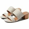 Madewell Heels The Kiera Mule Sandal in Woven Leather
