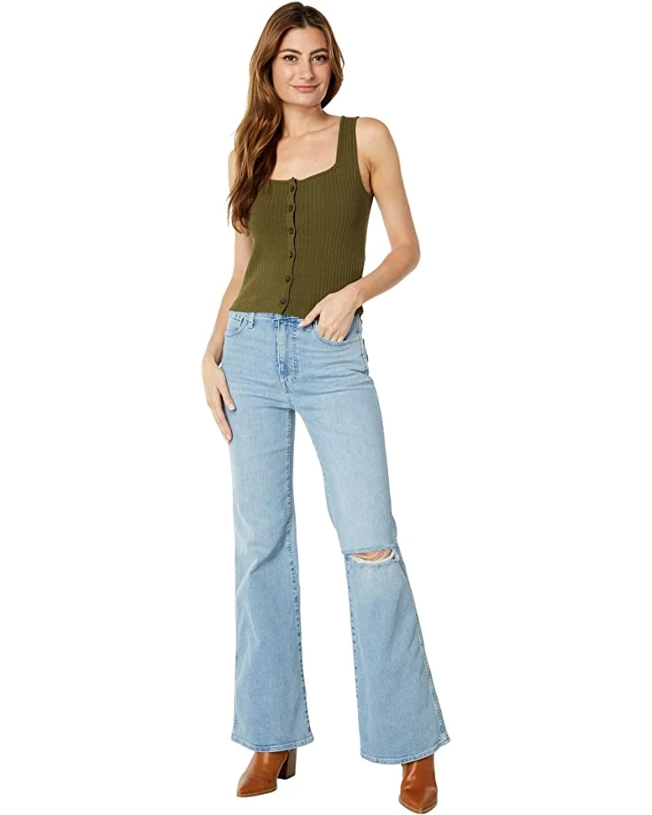 Madewell Shirts & Tops Ribbed Button-Front Crop Tank 4 Madewell Shirts & Tops Ribbed Button-Front Crop Tank - Image 4