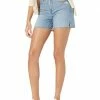Madewell Shorts The Perfect Long Jean Short in Russett Wash