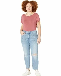Madewell Jeans The Plus Curvy Perfect Vintage Jean in Coney Wash: Destroyed Edition -Madewell Shop 71cxsWrtB4L. AC SR736920