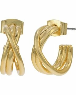 Madewell Crossing Huggie Hoop Earrings