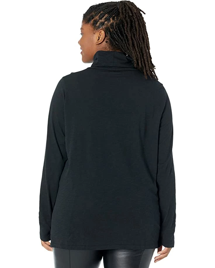 Madewell Shirts & Tops Plus Whisper Cotton Turtleneck in Herrick Stripe 2 Madewell Shirts & Tops Plus Whisper Cotton Turtleneck in Herrick Stripe - Image 2