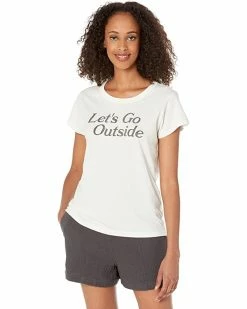 Madewell Shirts & Tops Let's Go Outside Graphic Softfade Cotton Tee