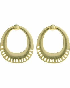 Madewell Eyelet Lace Statement Earrings