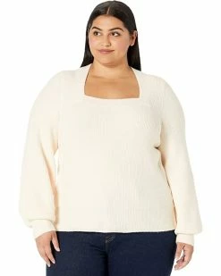 Madewell Sweaters Plus Kevin Square Neck Rib Pullover
