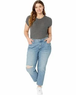 Madewell Jeans The Plus Mid-Rise Perfect Vintage Jean in Ainsdale Wash: Knee-Rip Edition -Madewell Shop 71hov7wdP2L. AC SR736920