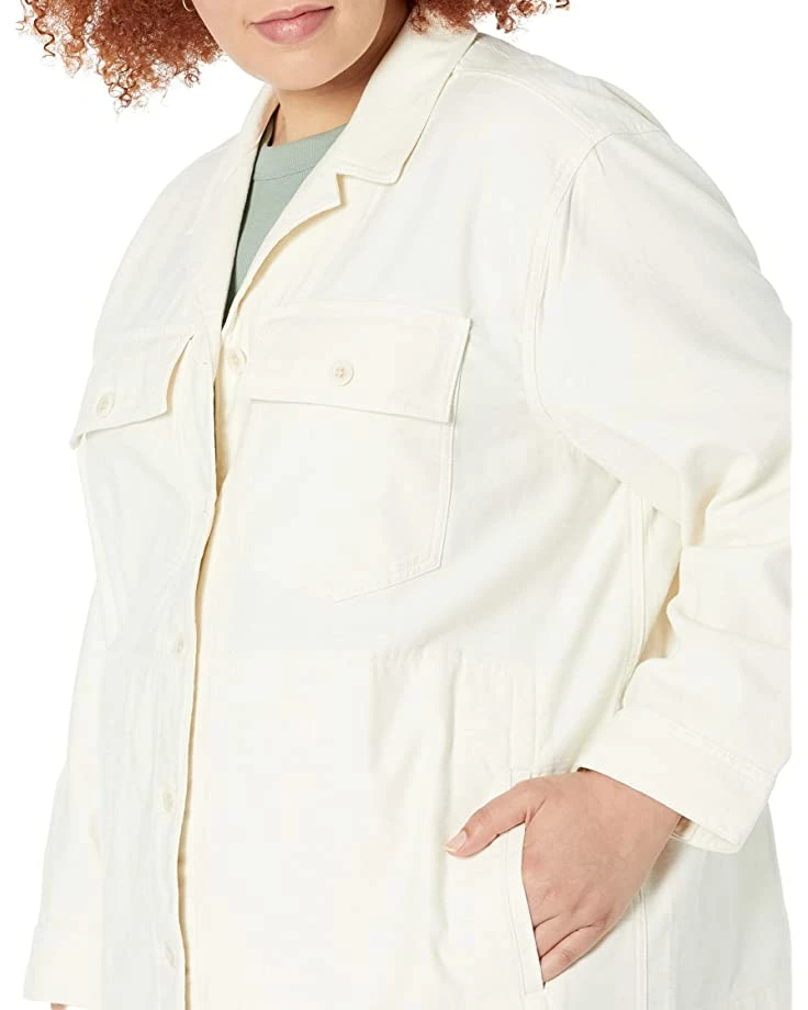 Madewell Coats & Outerwear Plus Drakefield Shirt-Jacket in Ecru 3 Madewell Coats & Outerwear Plus Drakefield Shirt-Jacket in Ecru - Image 3