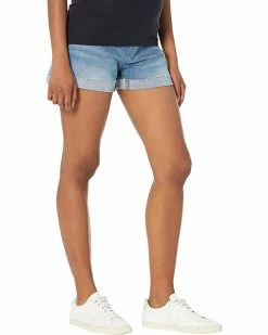 Madewell Maternity Over-the-Belly Denim Shorts in Lavista Wash