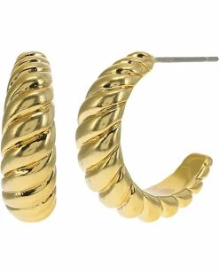 Madewell Puffed Small Hoop Earrings
