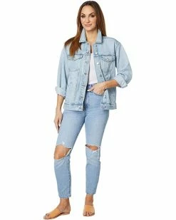 Madewell Coats & Outerwear The Oversized Trucker Jean Jacket in Fitzgerald Wash -Madewell Shop 71mdAENKMWL. AC SR736920