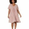 Madewell Dresses Plus Marianna Puff-Sleeve Midi Dress