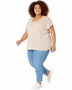 Madewell Shirts & Tops Plus Linen-Blend U-Scoop Tee -Madewell Shop 71nxsEMEk1L. AC SR736920