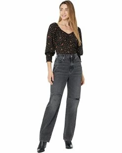 Madewell Baggy Straight Jeans in Cavell Wash: Ripped Edition -Madewell Shop 71o2ErbTybL. AC SR736920