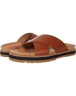 Madewell Sandals The Dayna Lugsole Slide Sandal in Leather