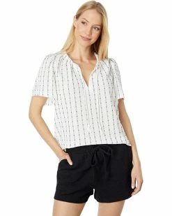 Madewell Shirts & Tops Tie-Neck Tunic Top