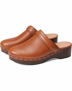 Madewell Clogs The Cecily Clog in Oiled Leather
