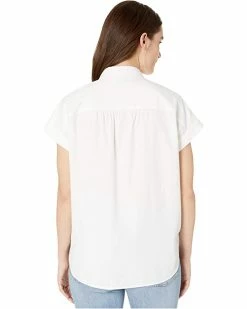 Madewell Shirts & Tops Central Shirt in Pure White -Madewell Shop 71sXLdbuTL. AC SR736920