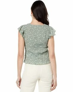 Madewell Shirts & Tops Lucie V-Neck Smocked Top in Cottage Garden -Madewell Shop 71w0zKbMKL. AC SR736920