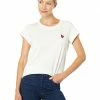 Madewell Shirts & Tops Strawberry Embroidered (Re)sourced Cotton Shrunken Shirttail Tee