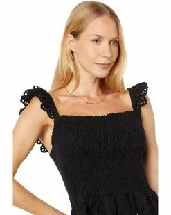 Madewell Shirts & Tops Linen-Blend Lucie Smocked Peplum Top -Madewell Shop 71zL4xXOx6L. AC SR736920