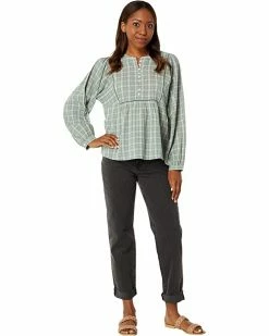 Madewell Shirts & Tops Plaid Bubble-Sleeve Peplum Top -Madewell Shop 71zlge81OLL. AC SR736920